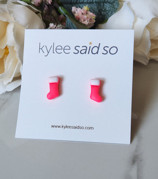 Stocking Stud Earrings